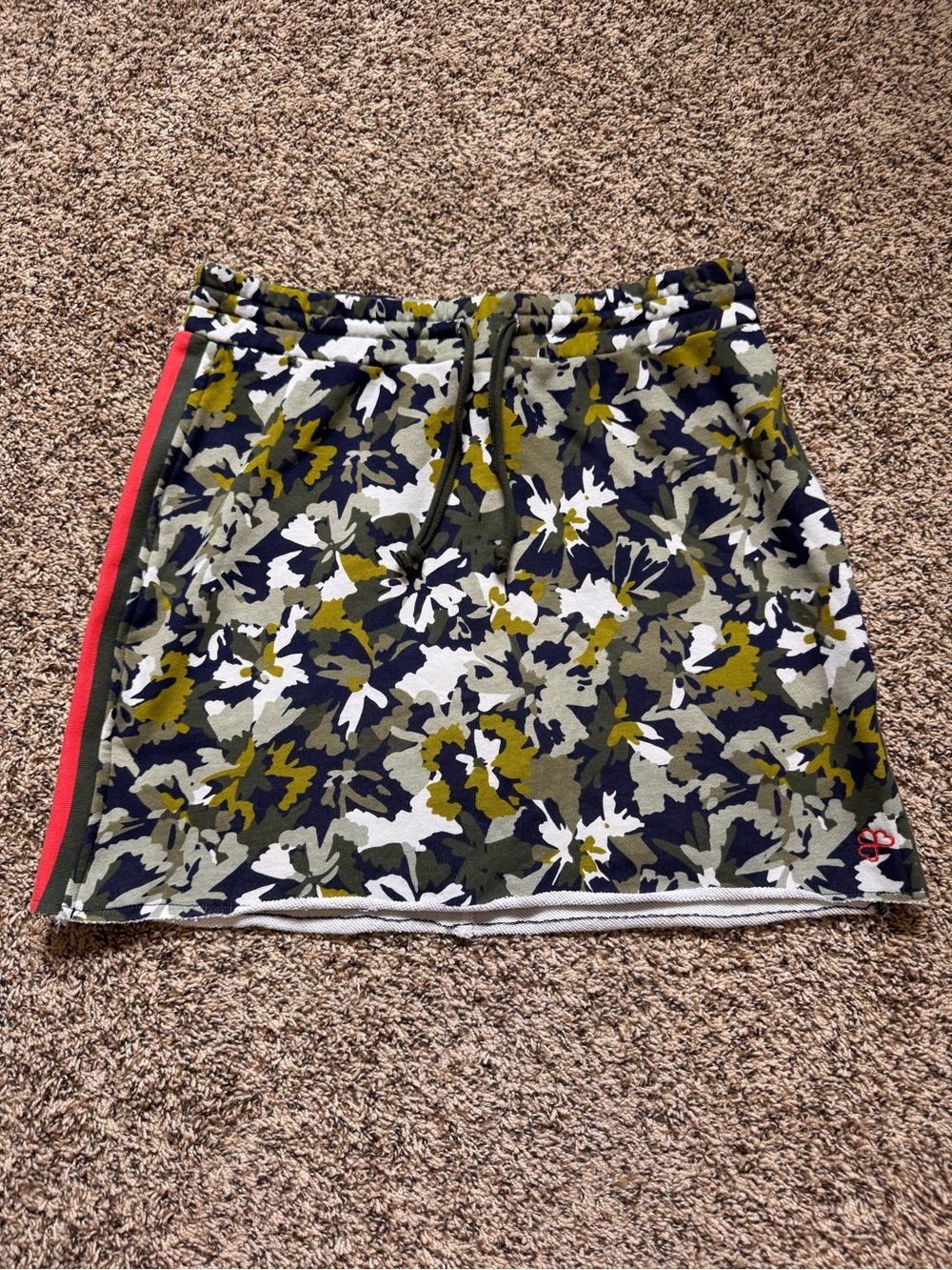 Krimson Klover Women’s Camouflage Cotton Blend Mini Skirt